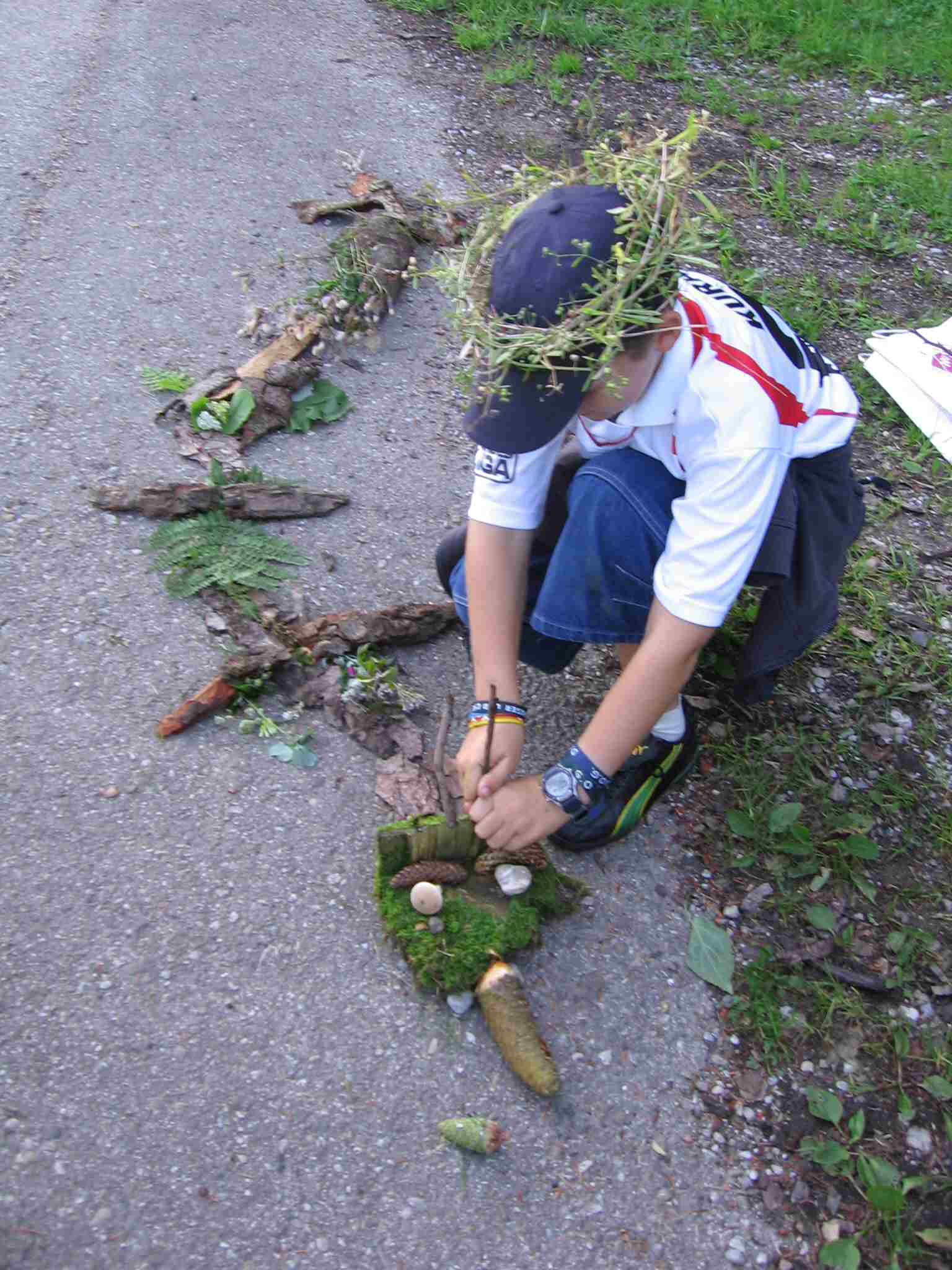 LandArt-Schlange