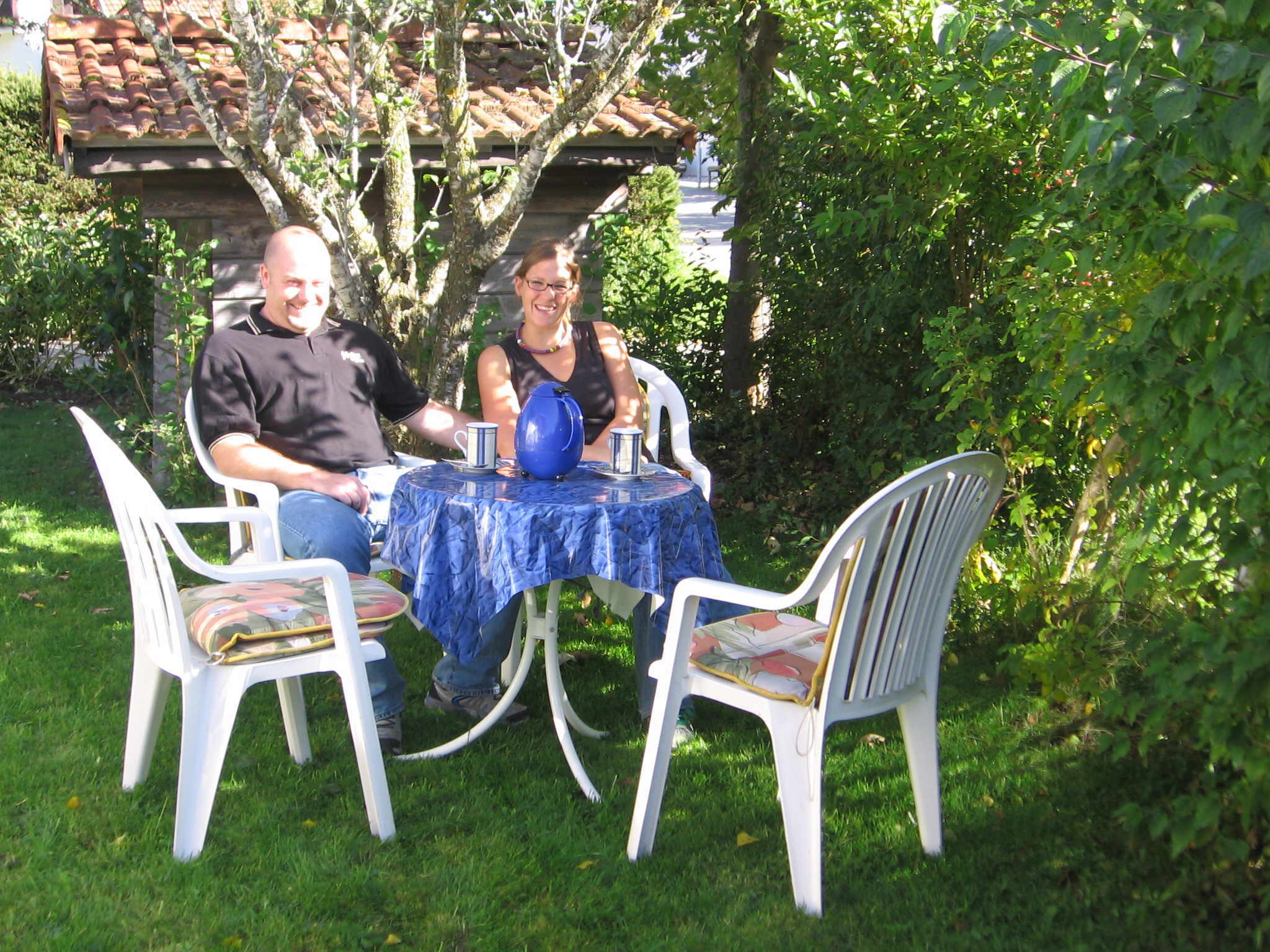 Sitzplatz im Garten